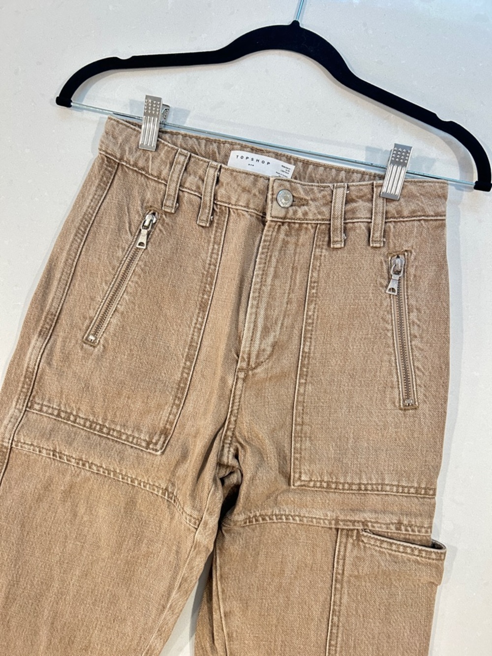 Topshop Utility Ankle Mom Jean